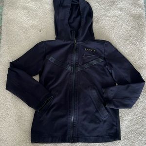 Nike barça kids jacket navy blue from Spain size s